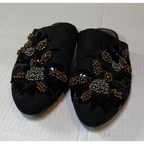 Charles by Charles David Women's Size 10M Fickle Beaded Embellished Mule Black - Picture 4 of 11
